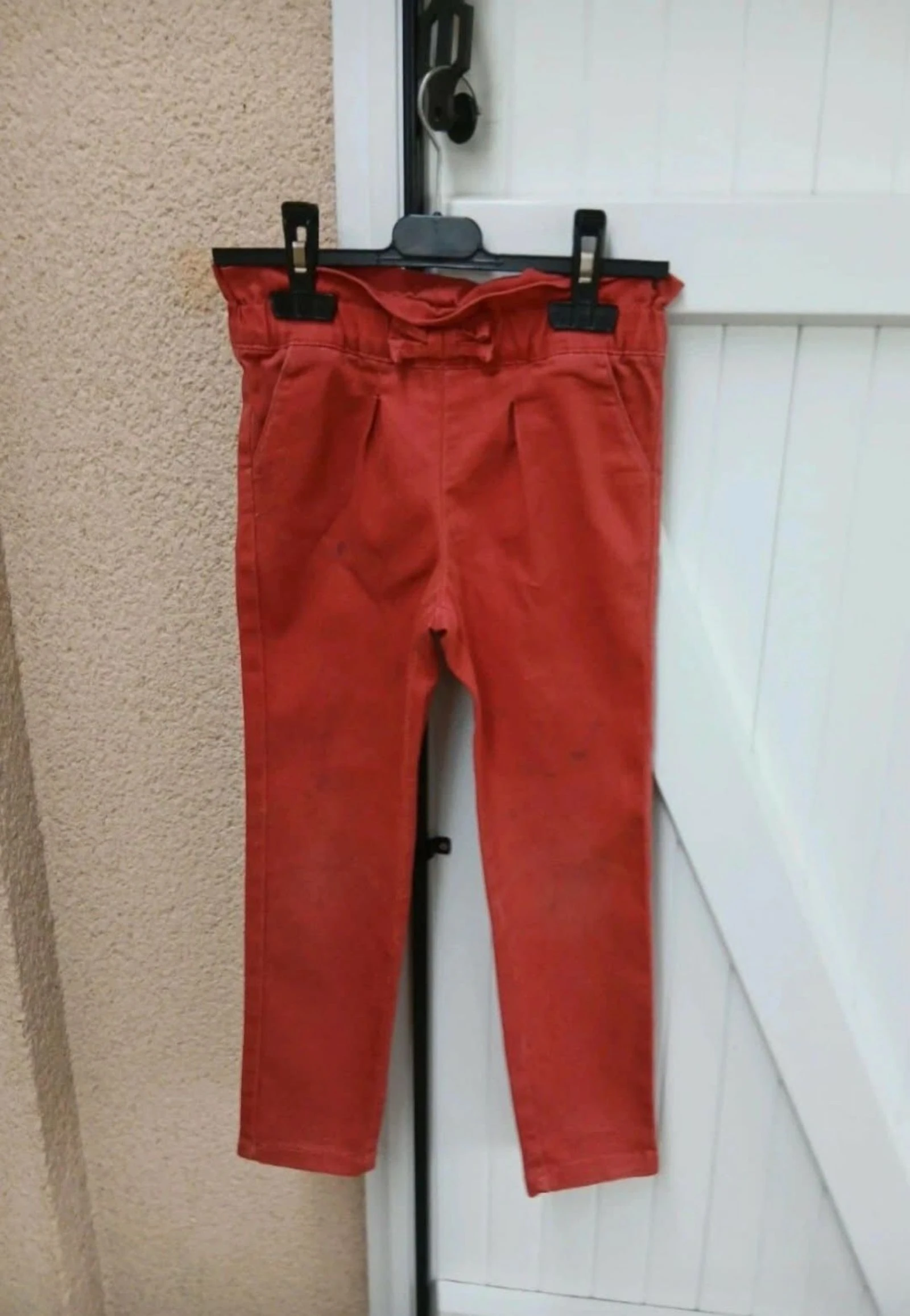 pantalon filles tissaia taille 7 ans 